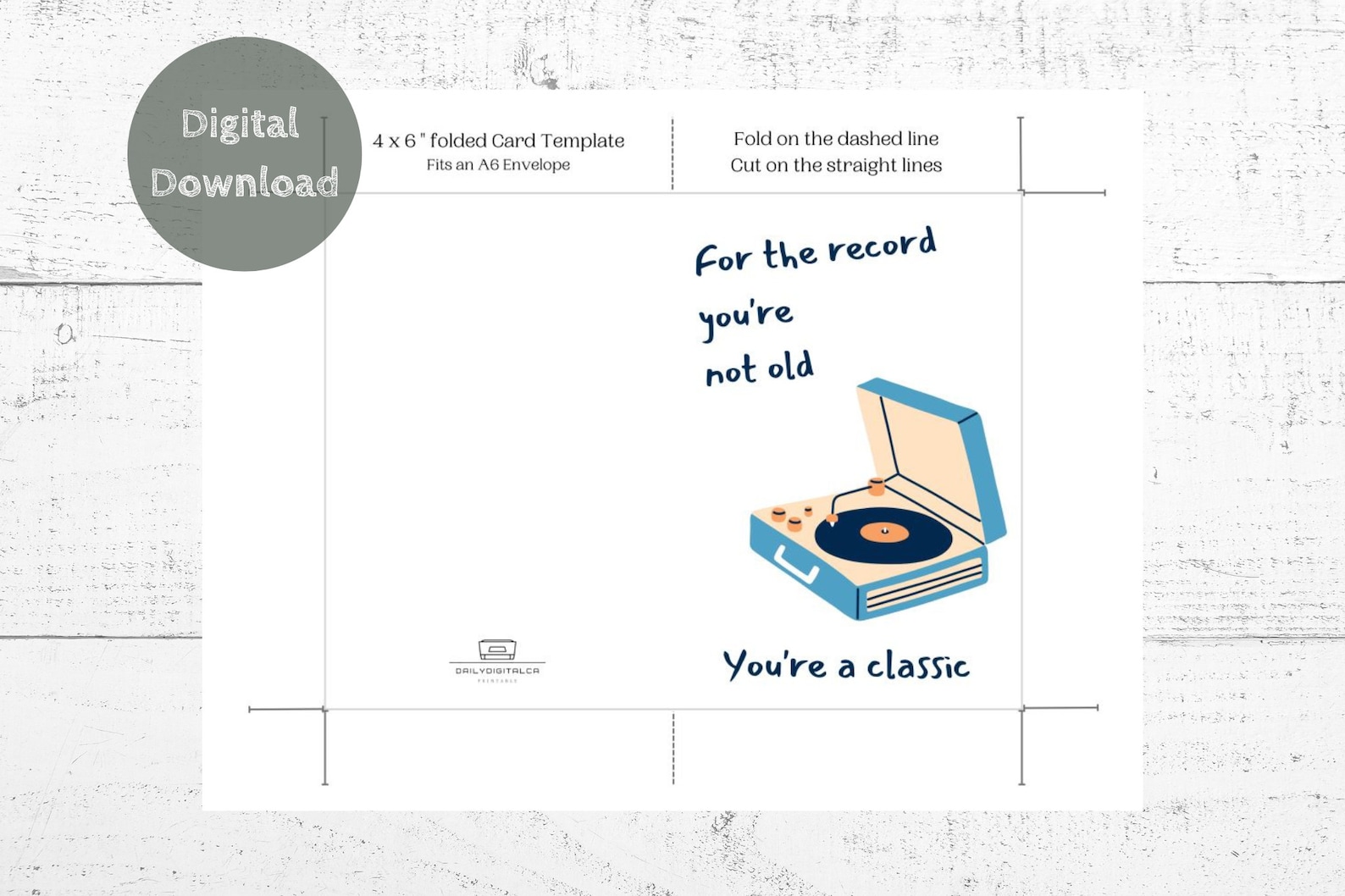 Printable Birthday Card Funny Birthday Card for Grandpa or Dad - Etsy
