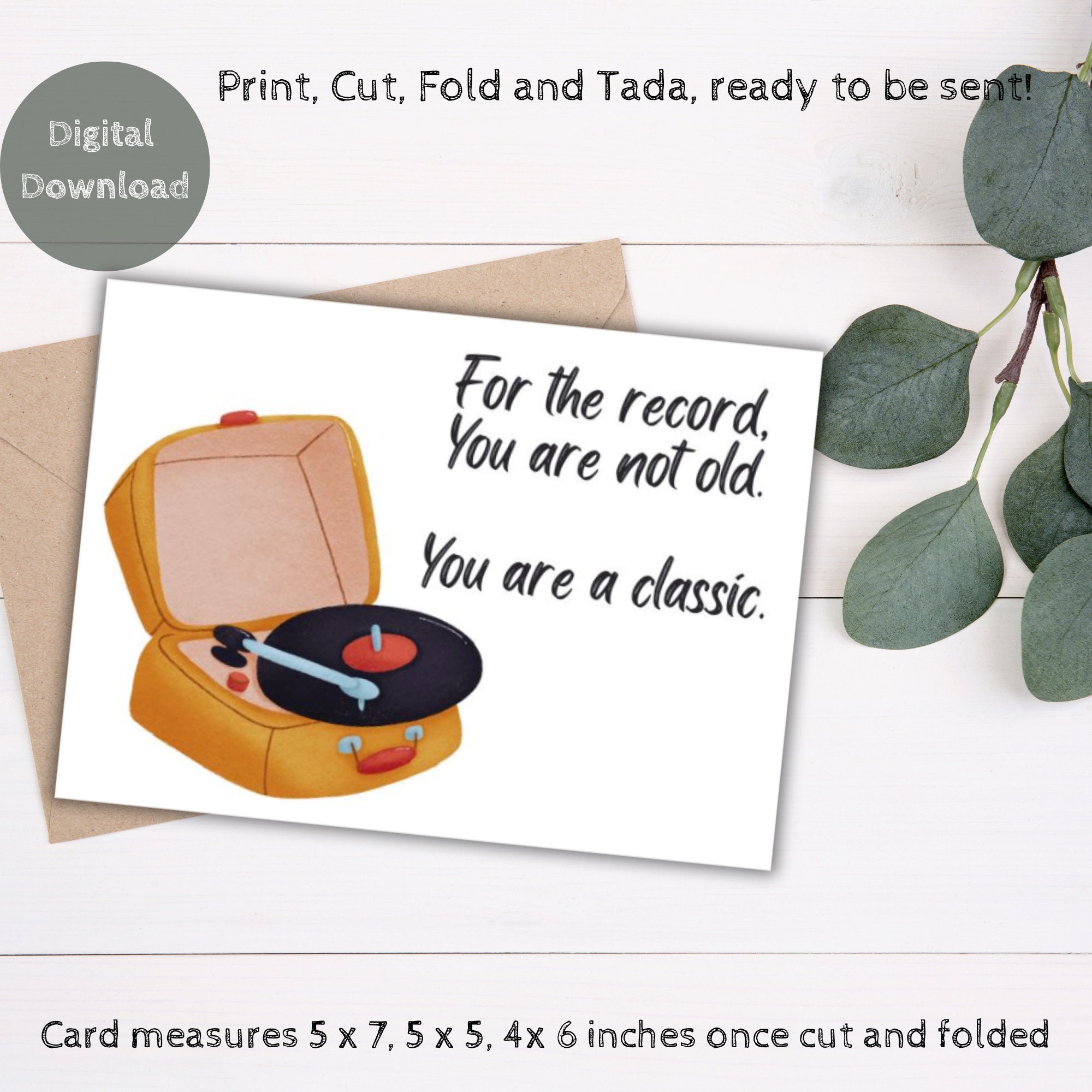 Printable Birthday Card Funny Birthday Card for Grandpa Dad - Etsy