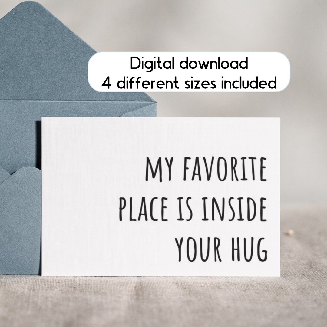 Printable Anniversary Card, Valentines Day Card for Husband, Card for ...