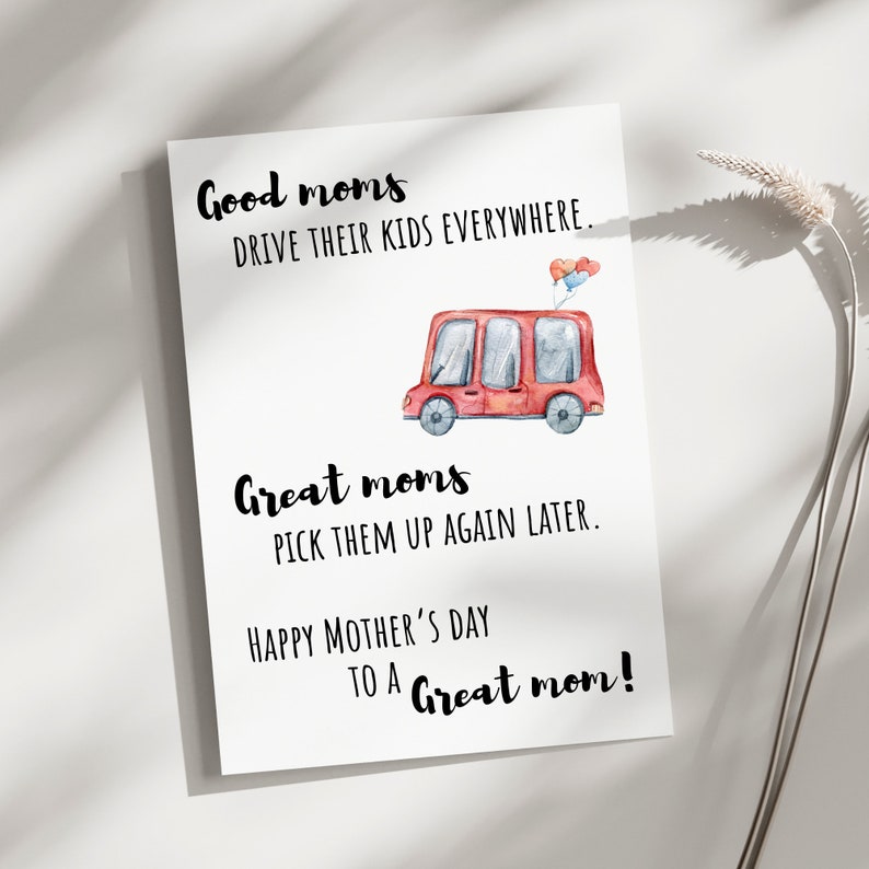 Funny Mother's Day Card, Funny Mothers Day Card, Cute Mothers Day Card ...