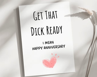 Printable Anniversary Card, Card for Husband, , boyfriend, partner, Cute Anniversary Card, Card for him, husband anniversary card, boyfriend