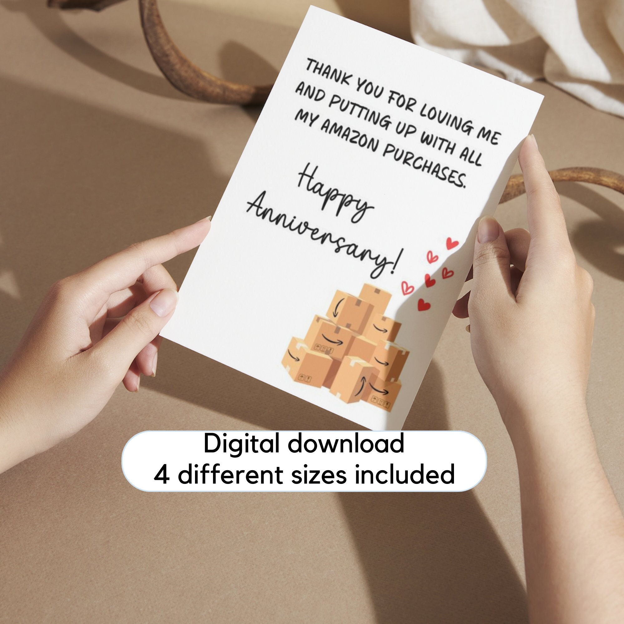 Printable Anniversary Card, Printable Funny Anniversary Card, Happy ...