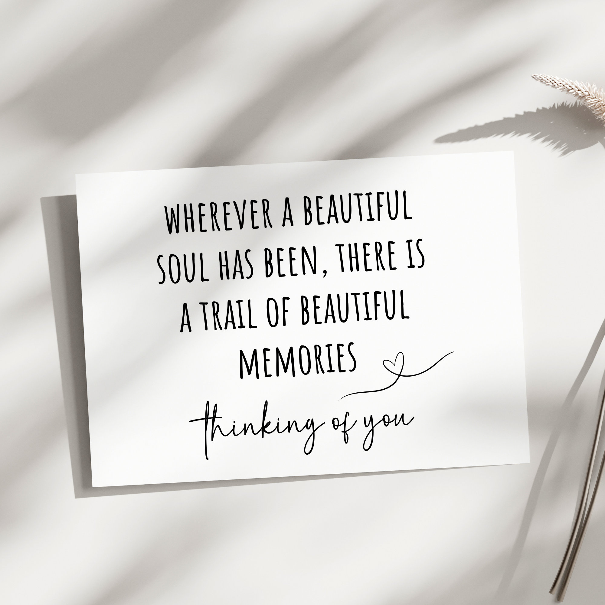 Printable sympathy card, thinking of you, encouragement card, condolences card, thinking of you friend, stay strong, sorry for your loss