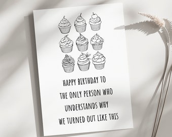 Printable best friend card, Just because card, Bestie birthday, Best friend birthday card, card for best friend, thanks for being my person