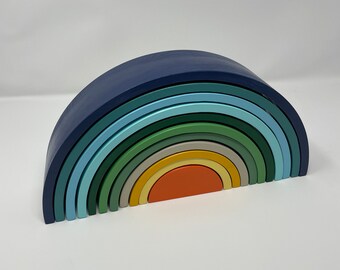 Painted Stacking Rainbow