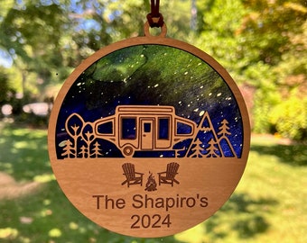 Pop Up RV Sun Catcher -Personalize one for yourself or great to give as a gift.