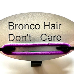Bronco SunVisor Elastic Hair Tie Holder- Bronco Hair Don&#39;t Care- now with more colors!