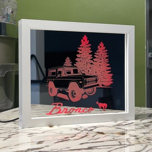 Ford Classic Bronco -Wall/Bar display