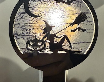 Halloween Night light -Witch