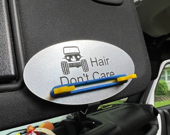 Elastic Hair Tie Holder for your Sun Visor - Off Road