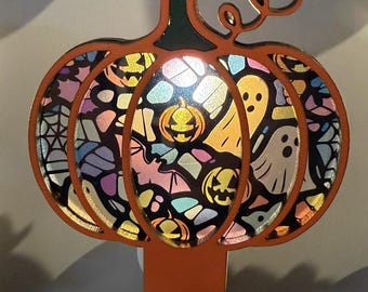 Fall Halloween Pumpkin night light