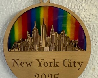 New York City Pride Sun catcher Skyline