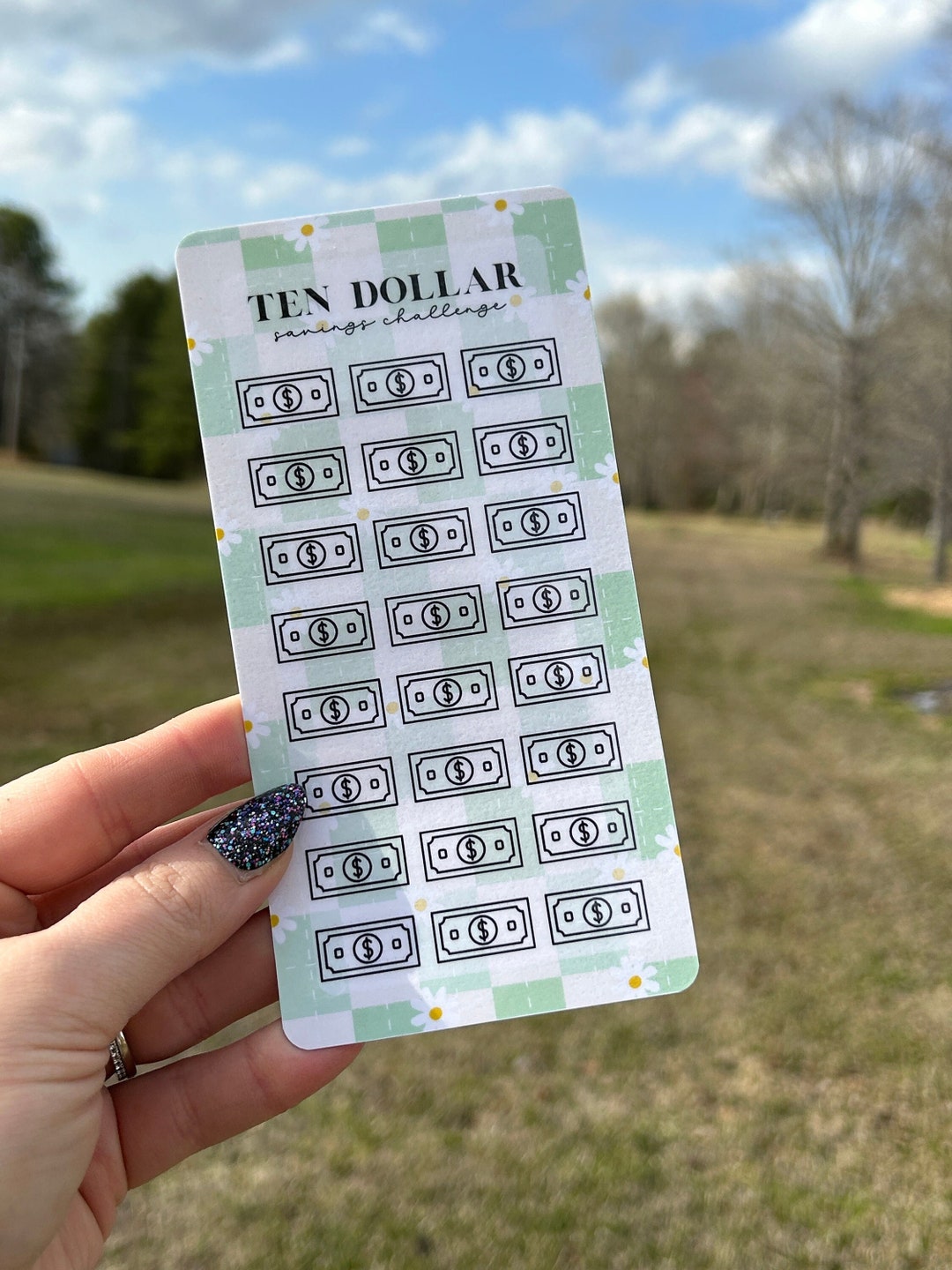 10 Dollar Savings Challenge - Save 240 Dollars - Etsy