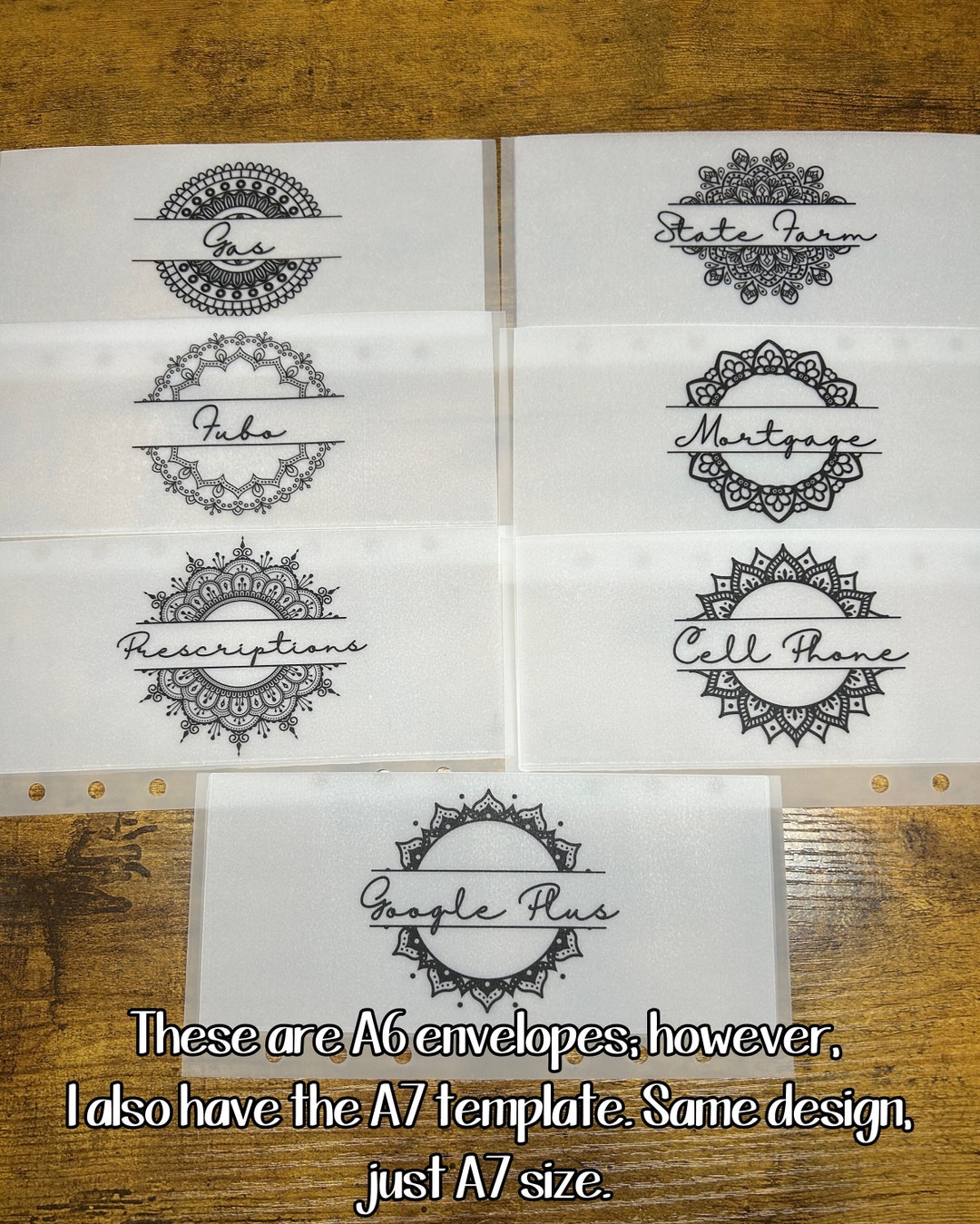 Handcrafted Mandala Art Envelope 29