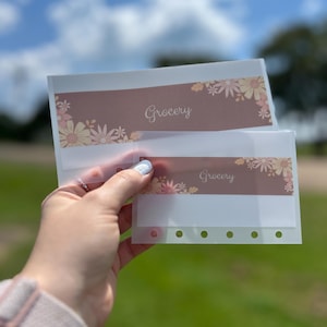 Fall Retro Banner Vellum/Matte Cash Envelopes