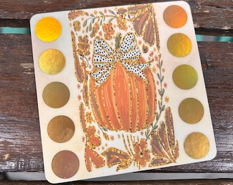 Glitter Bow Pumpkin Scratch Off Challenge