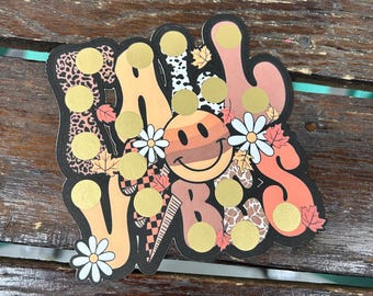 Fall Vibes Scratch Off Savings Challenge