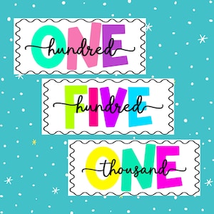 Cien, quinientos, 1K marcadores de posición