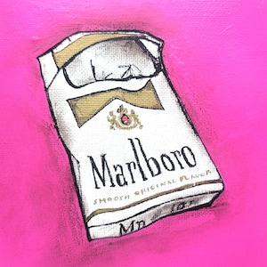 cigarette painting