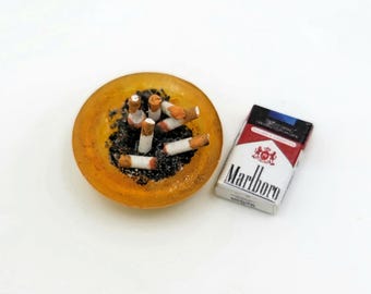Miniature dollhouse cigarettes