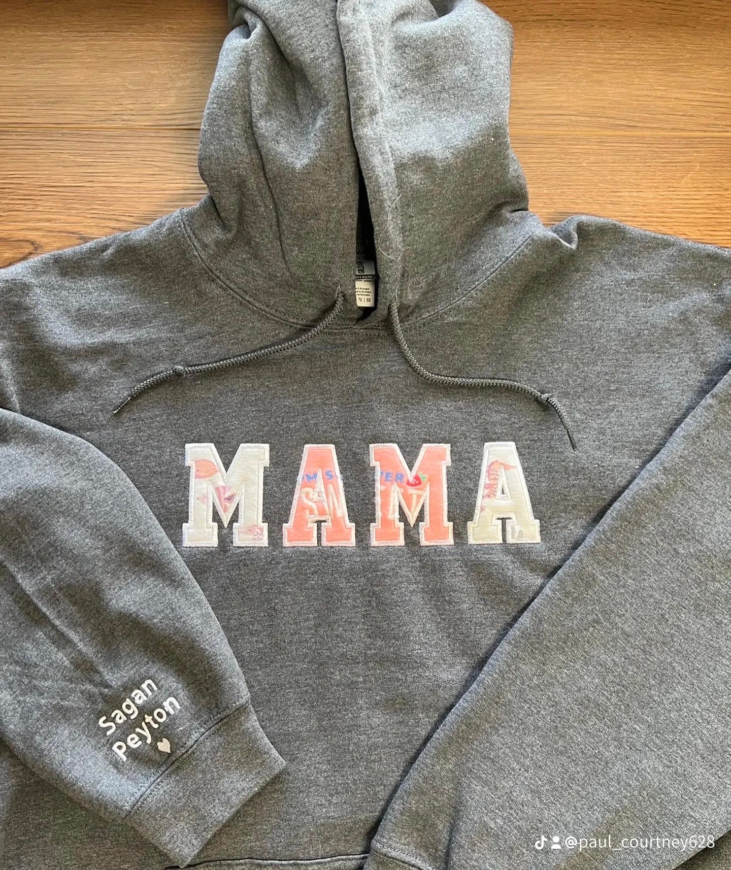 Keepsake Applique HOODED Sweatshirt With Personalization - Etsy