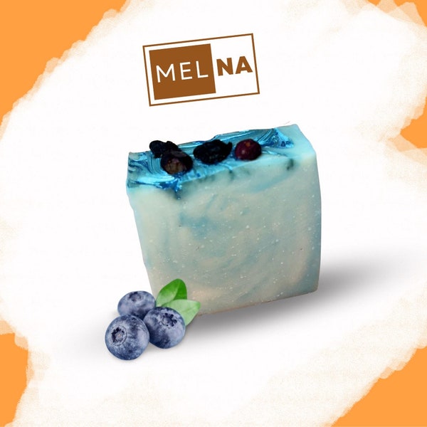 Blueberry Buttermilk Handmade Artisan Soap Bar | Handmade Soap, Natural Soap, Vegan Soap