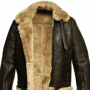 Fur leather bomber jacket hot sale
