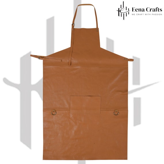 Leather Apron for worker  | Unique Leather Workshop Apron | Distressed Brown Craftsman Apron | Gift for Him | Genuine Leather Apron