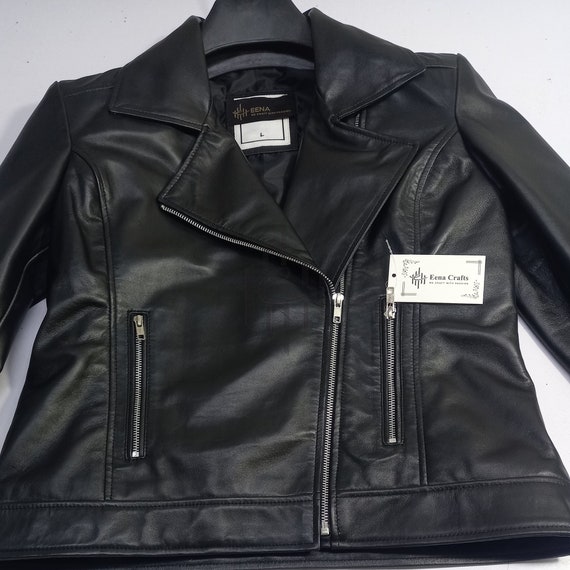 New Women Leather jacket, Black winter Fashion jacket, Genuine Soft Leather Jacket, Women Fashion Leather Jacket, Christmas Gift For Her