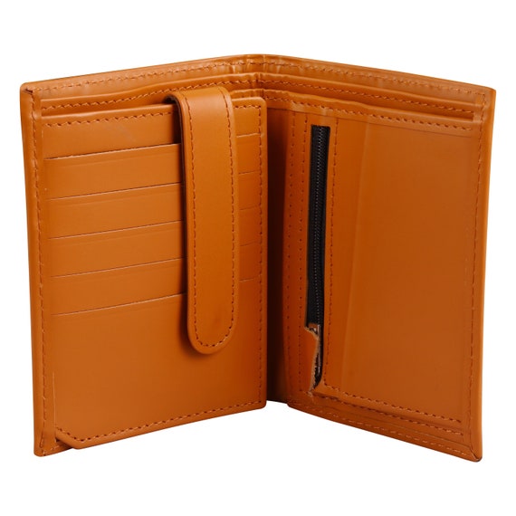Mens Brown Leather Wallet Personalized Gift for him, Boyfriend, Husband, Dad gifts