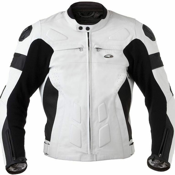 New Mens Motorbike Motorcycle Leather Jacket Rider Armour Protection Street Racing