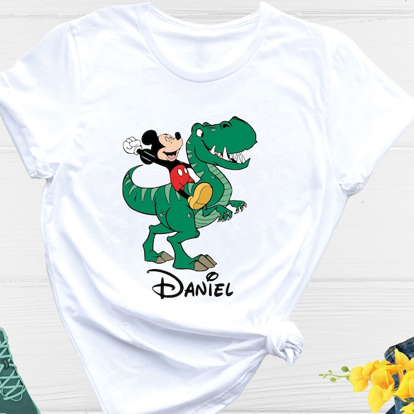 Mickey Mouse and T-Rex Shirt, Disneyland Dinosaur Shirt, Mickey Ears and Dino Shirt, Toy Story Rex Shirt, Disney Trip Shirt, Magic Kingdom