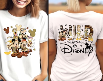 Disney Safari T-Shirt, Disney Animal Kingdom Shirt, Lion King Disney Wild Trip Shirt, Mickey And Friends Wild Shirt, Wild About Disney Shirt
