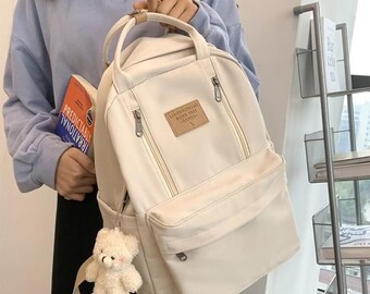 Cute Backpack, Large Capacity Backpack, Waterproof School Backpack, Korean Backpack, Travel Bag, Kawaii Aesthetic Backpack, College Backpack