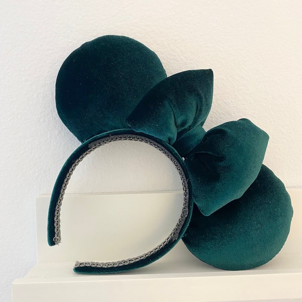 Emerald Velvet Mouse Ears