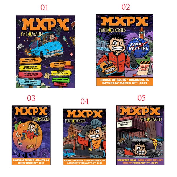 the MxPx show in Atlanta from 2024 poster