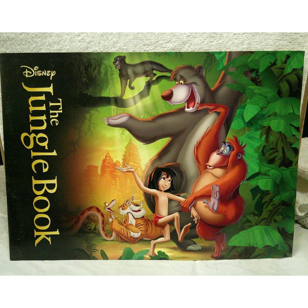 Disneys the Jungle Book Animation Art Print Set X01 AB - Etsy UK