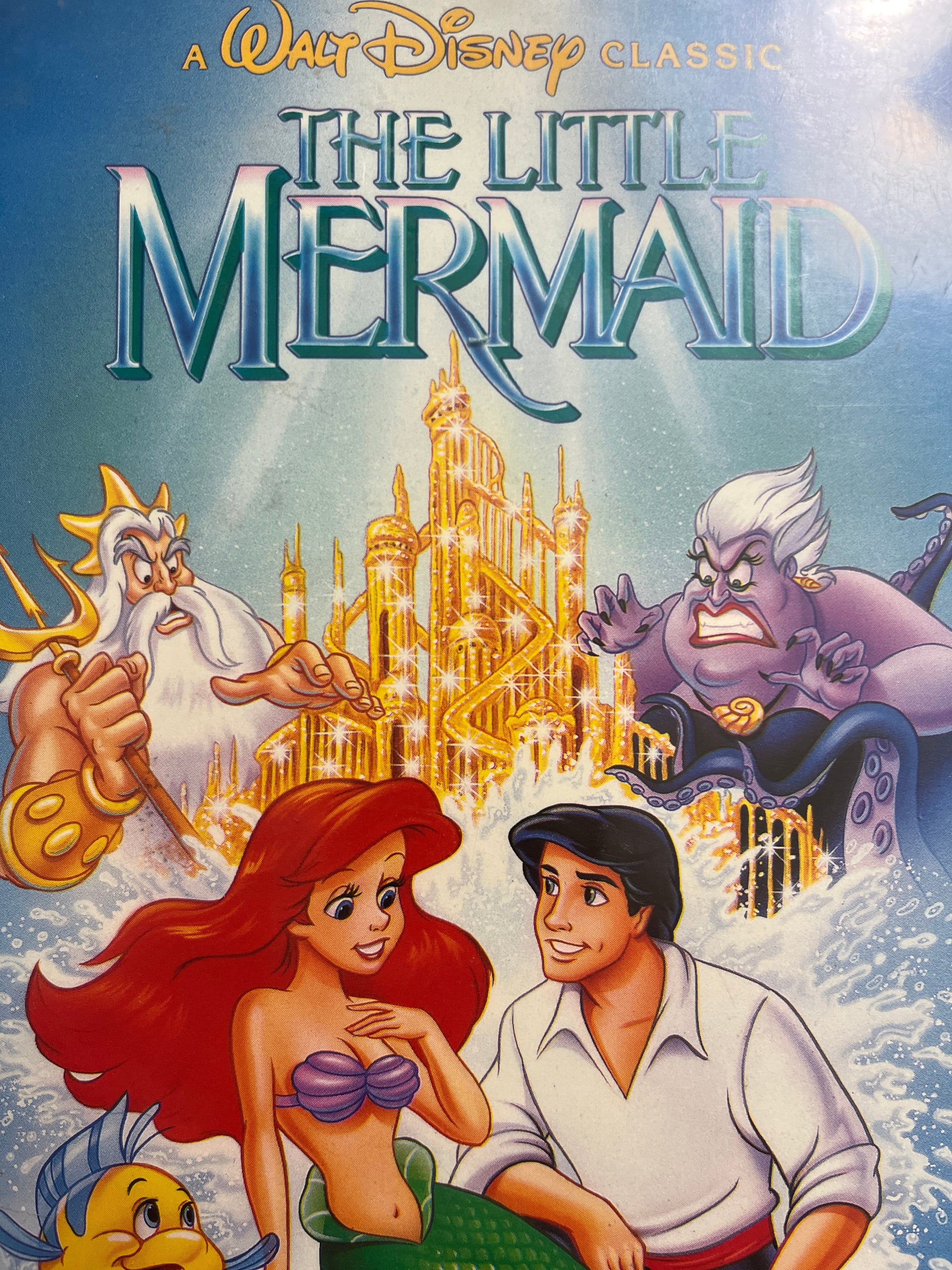 Walt Disney Classic the Little Mermaid VHS 1990 913 Banned - Etsy