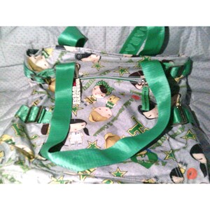 Bolso bandolera con cinturón verde para amantes de Harajuku ABC08 vv