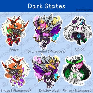 Kartengefecht!! Vanguard - DarkStates Einheit Stickers