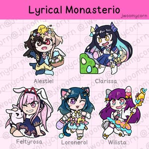 Kartengefecht!! Vanguard - Lyrical Monasterio Einheit Stickers