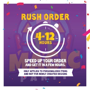 RUSH your ORDER! - Add to Cart with Desired Listing