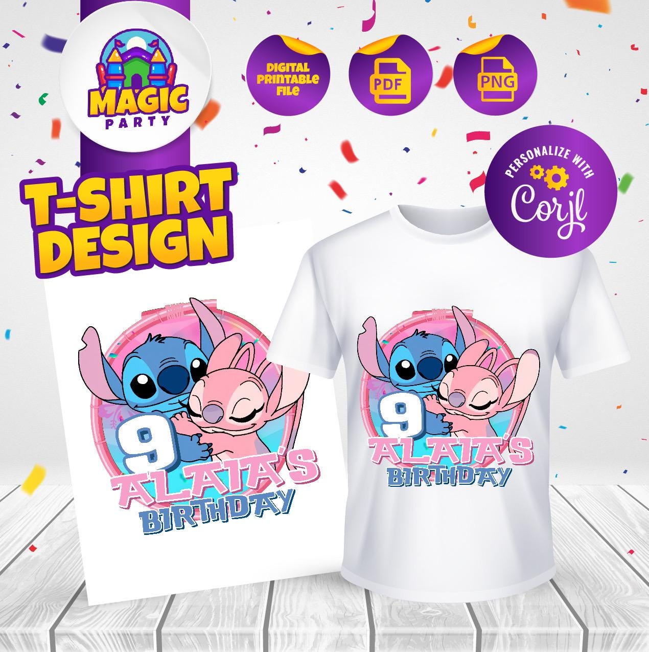 エンジェル とスティッチ Tシャツ2個 スティッチとエンジェルのtシャツ - Etsy 日本