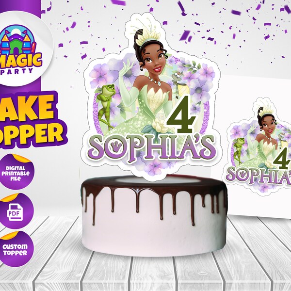 Tiana Cake Topper Printable - Etsy