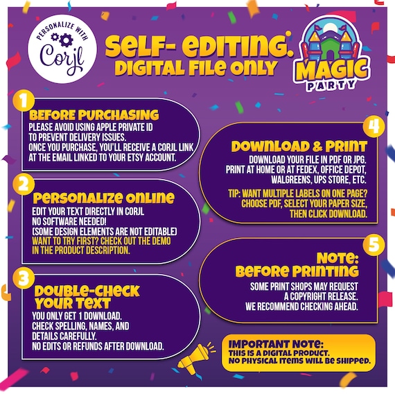 Tiana Birthday Party Bundle - Party Treats - Chip Bag - Capri Sun labels - Water Bottle Labels - Personalized - DIGITAL FILE