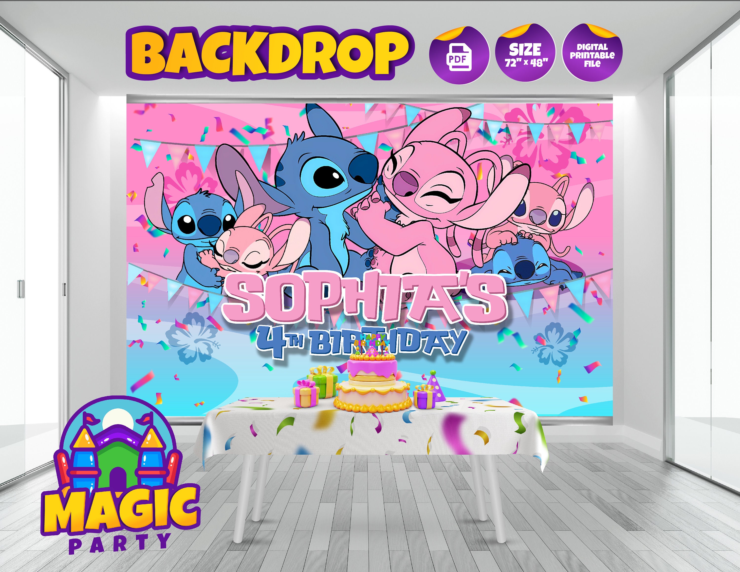 HappyBirthday Stitch/Gifts Fans Poster for Sale by ToniBoyds