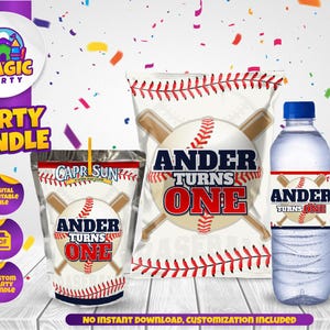 Sport Geburtstagsparty Bundle - Party Leckereien - Chipsbeutel - Capri Sonne Etiketten - Wasserflaschenetiketten - Personalisiert - DIGITALE DATEI