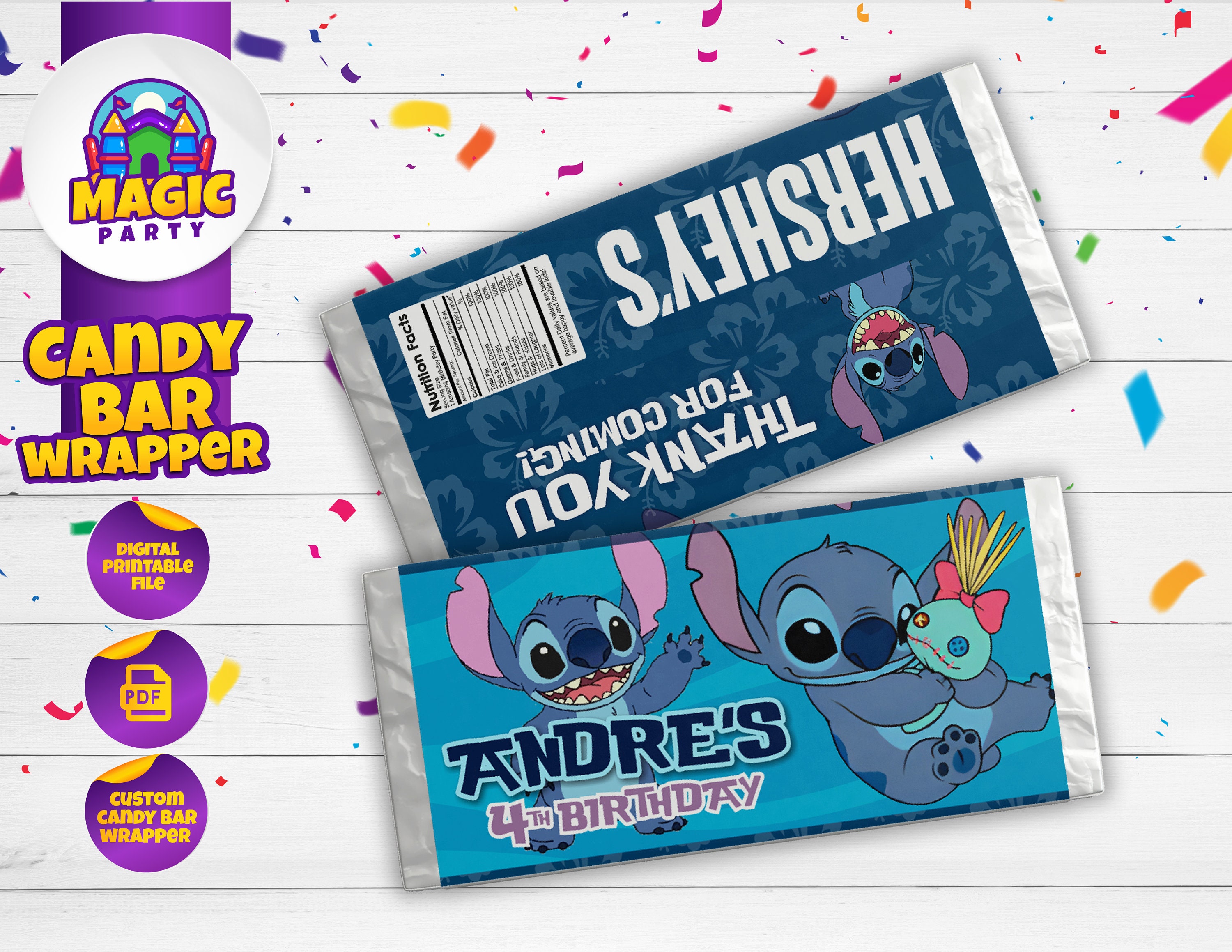 Set of 6 or 12 Birthday Party Goody Bags Disney Lilo & Stitch