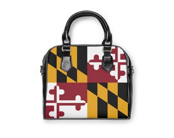 Schouderhandtas met vlag van Maryland