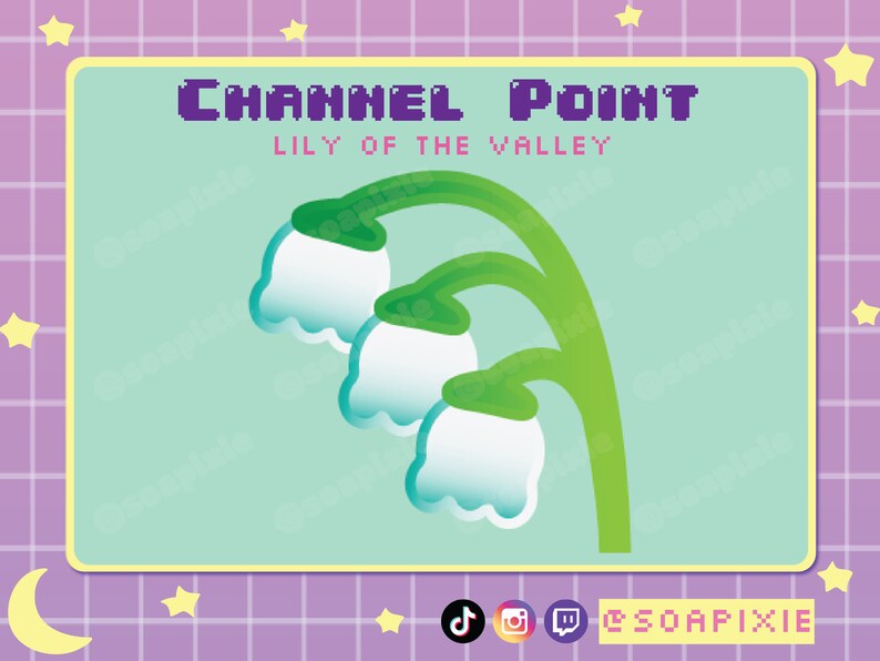 Lily of the Valley Channel Point Twitch Streamer Asset Redeem Loyalty